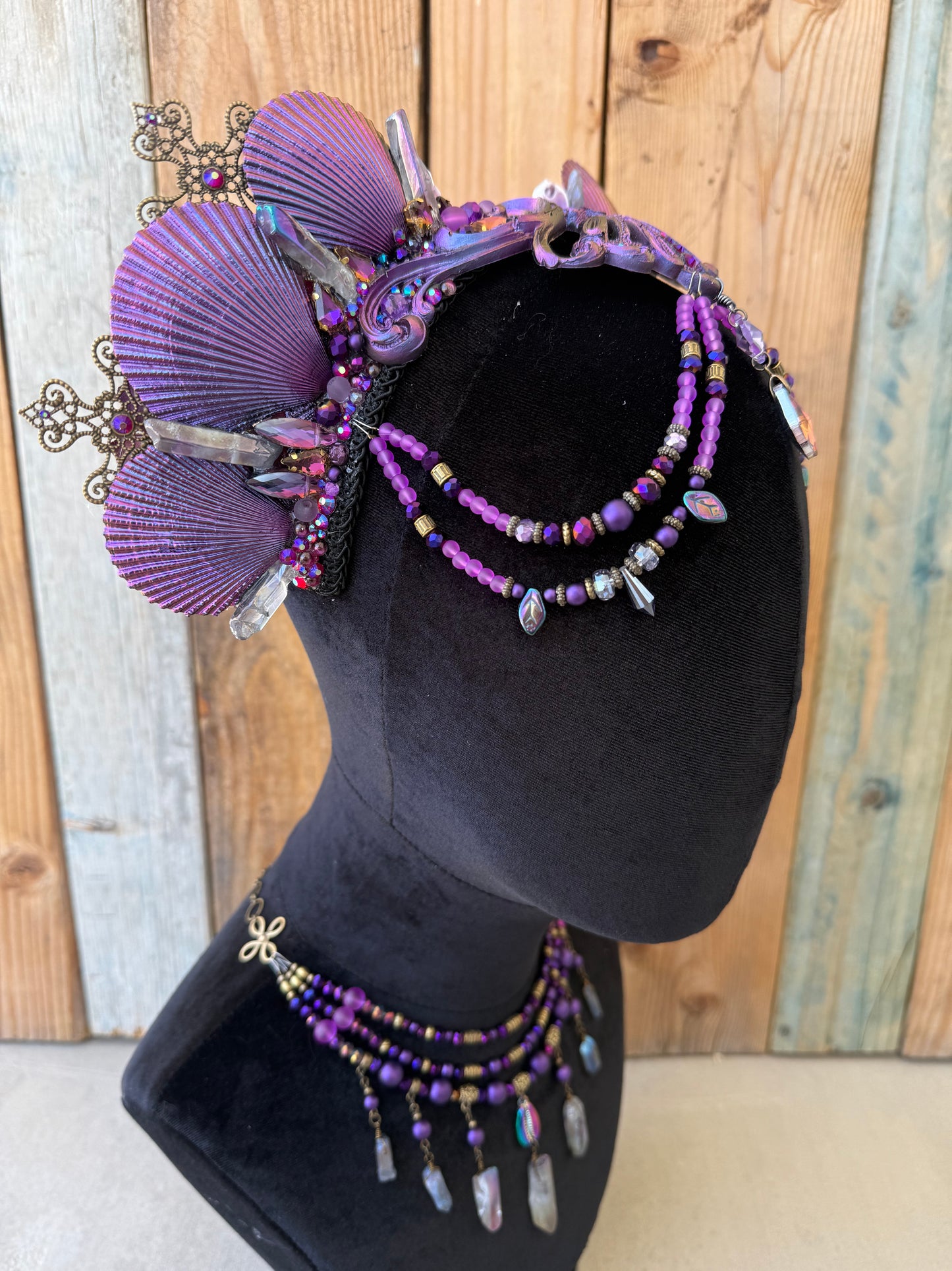 Mermaid Headpiece “Prisma” For Underwater Use