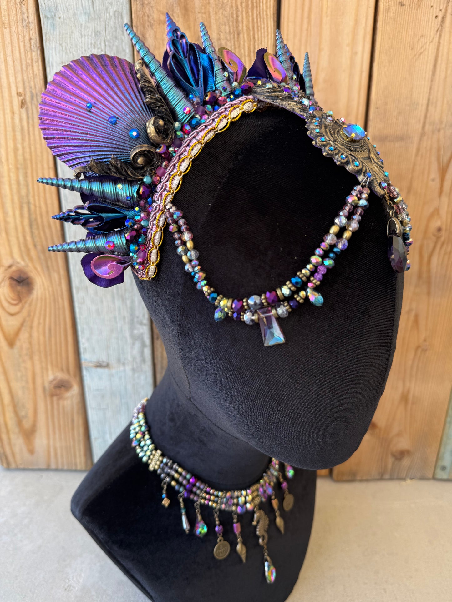 Mermaid Headpiece “Selkie” For Underwater Use