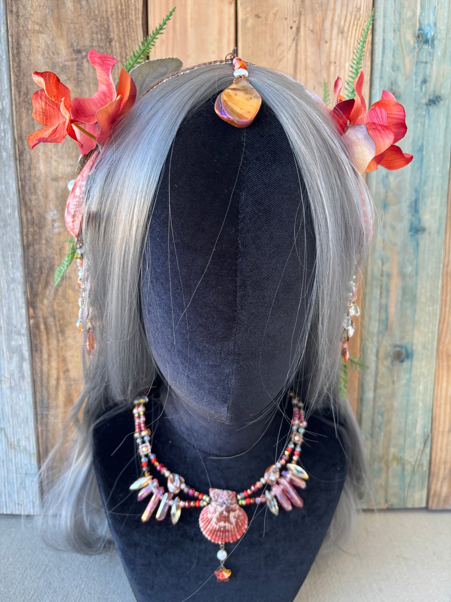 Mermaid Headpiece “Sol” For Underwater Use