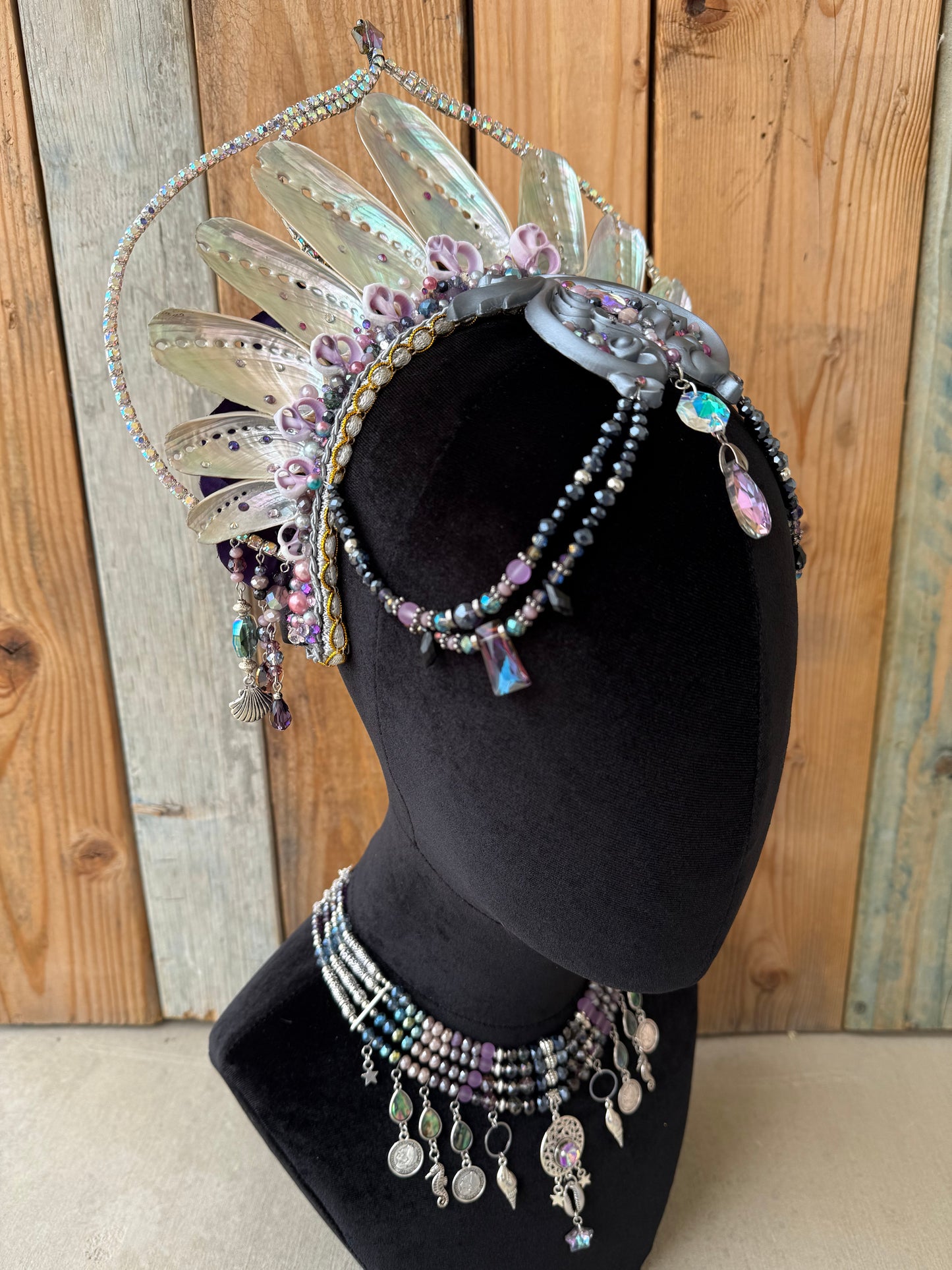 Mermaid Headpiece “Rakshana” for Underwater Use
