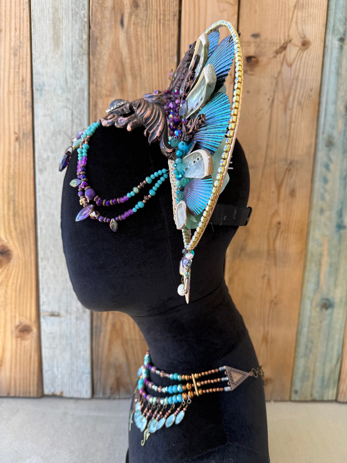 Mermaid Headpiece “Dhantill” for Underwater Use