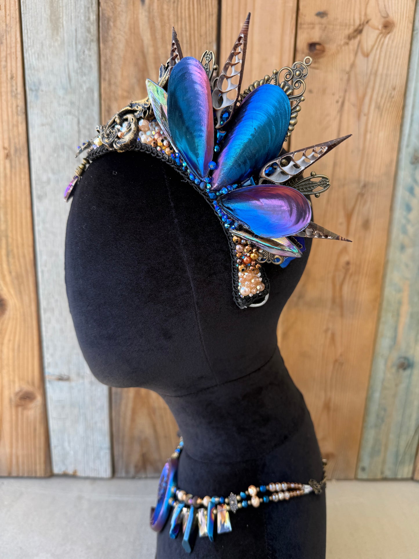 Mermaid Headpiece “Dascyllus” for Underwater Use