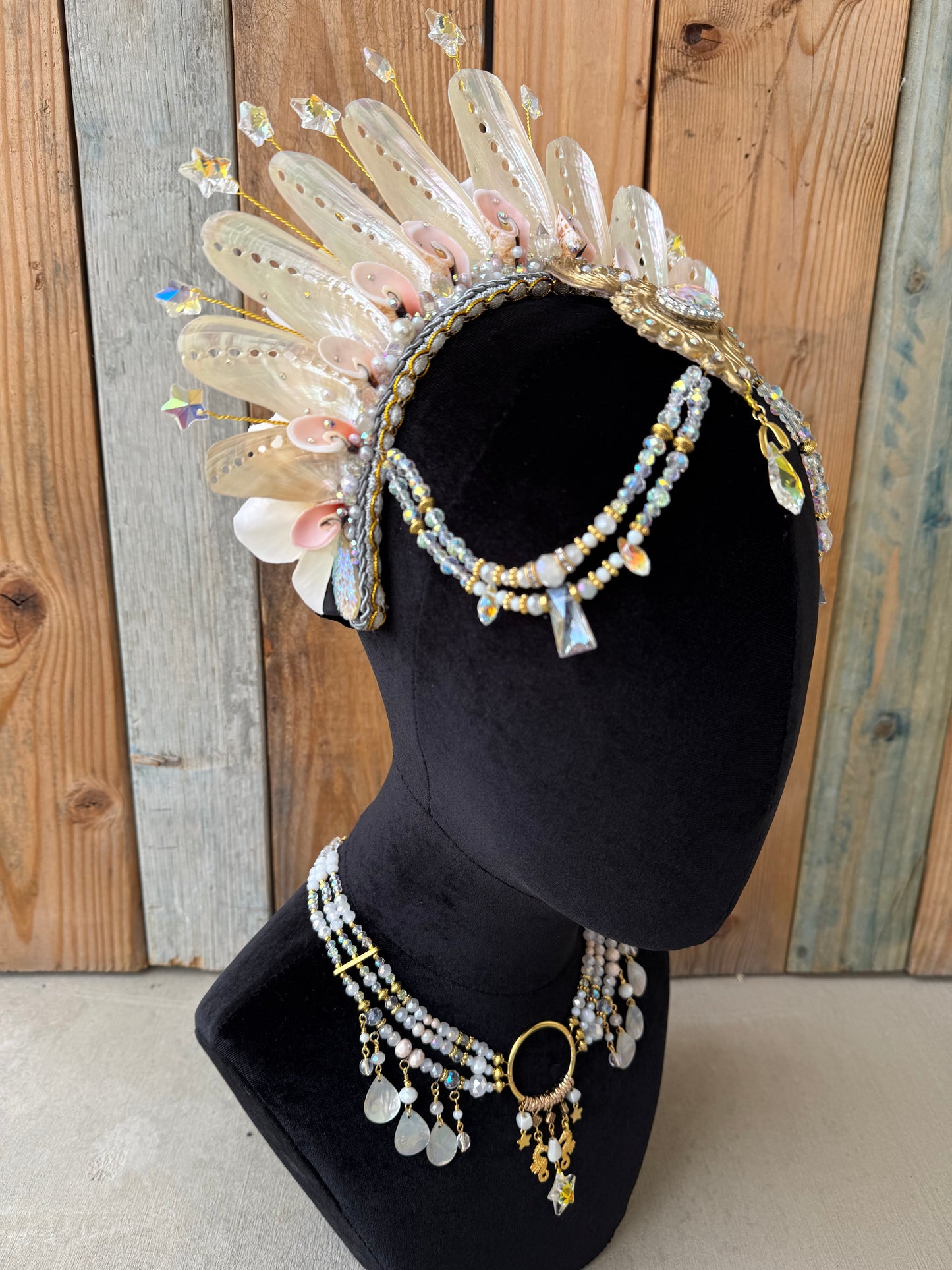 Mermaid Headpiece “Reef Empress” for Underwater Use