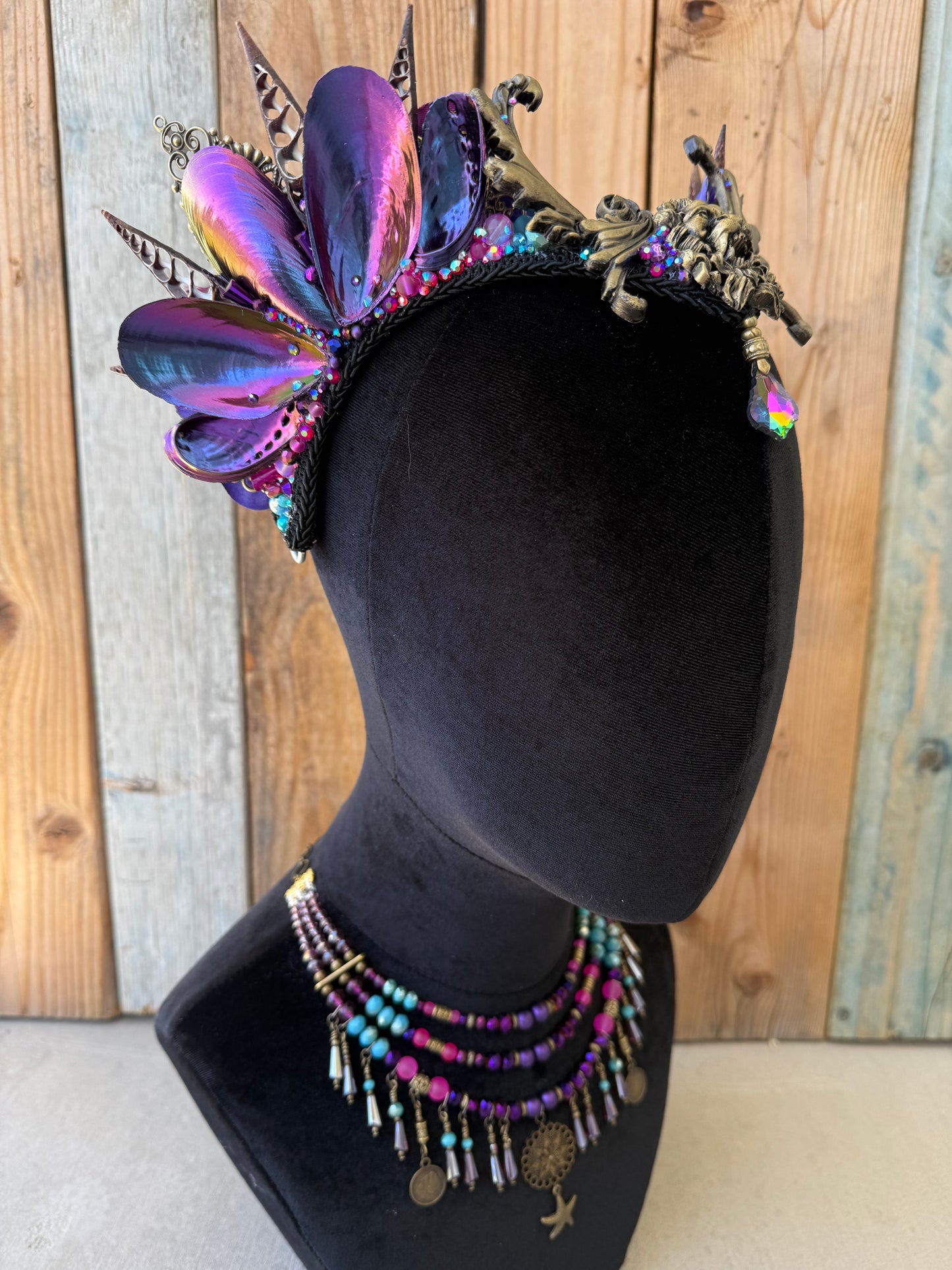 Mermaid Headpiece “Pristella” For Underwater Use