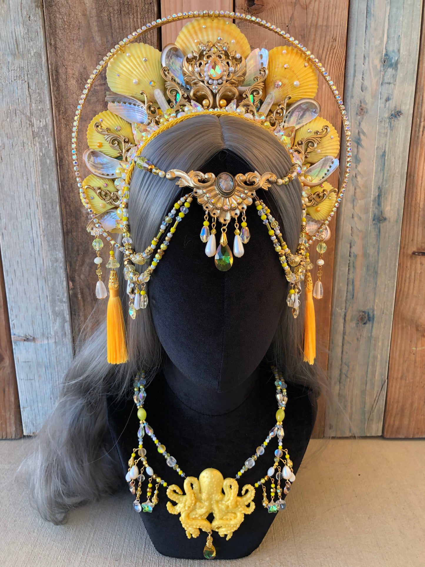 Mermaid Crown Halo Headpiece for Underwater Use