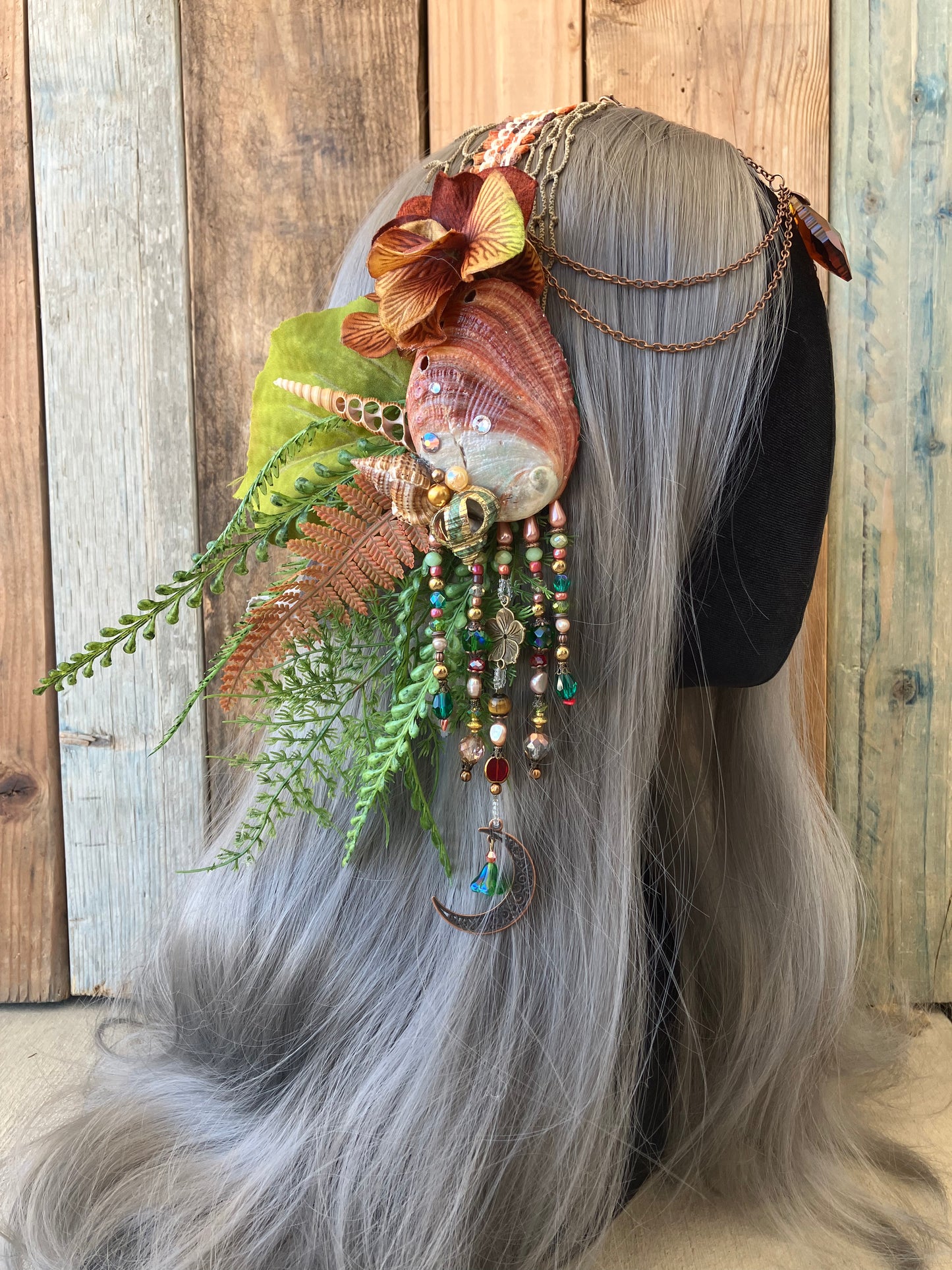 Mermaid Crown Fall Headpiece For Underwater Use