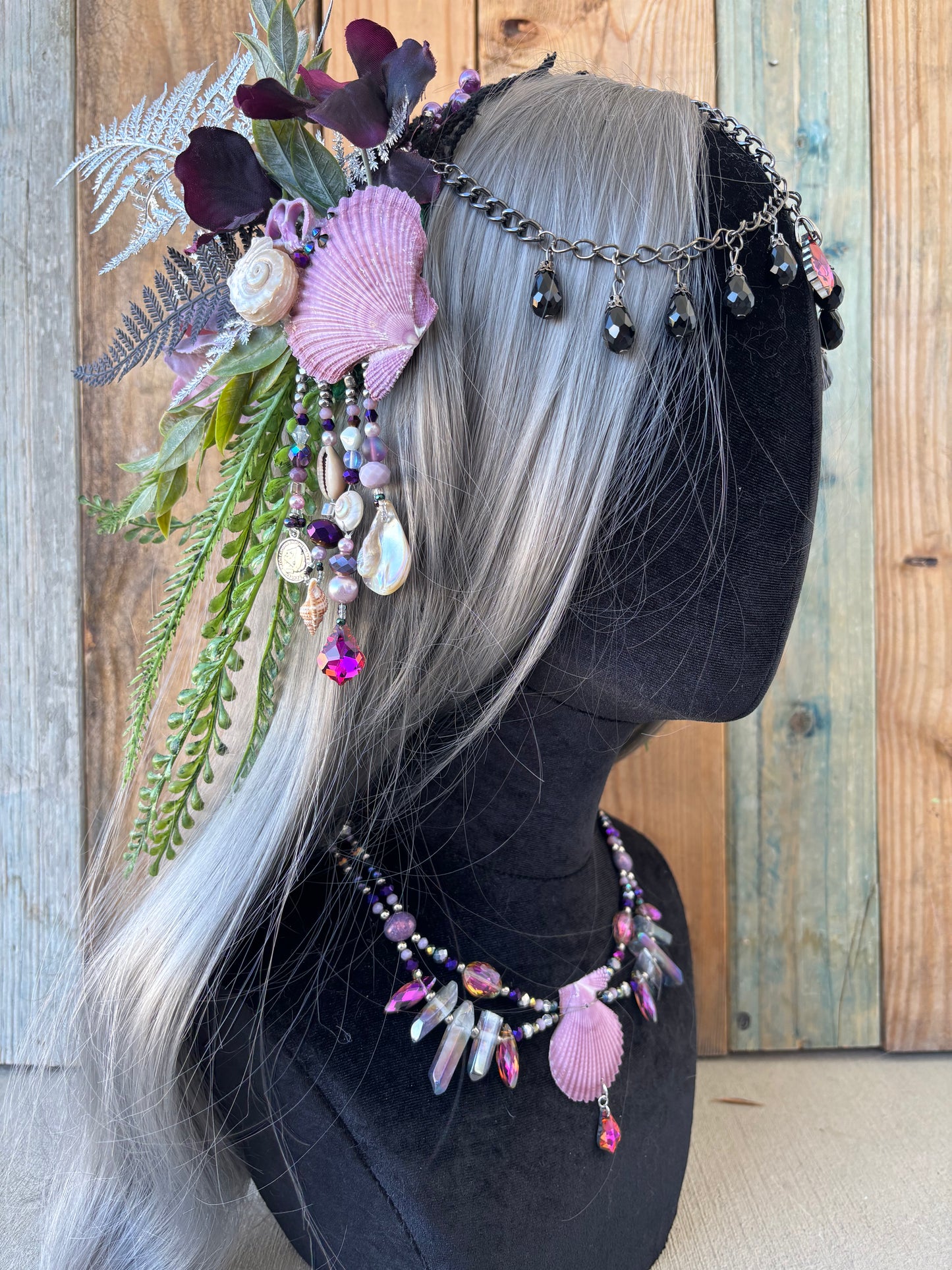 Mermaid Headpiece “Helio” for underwater use