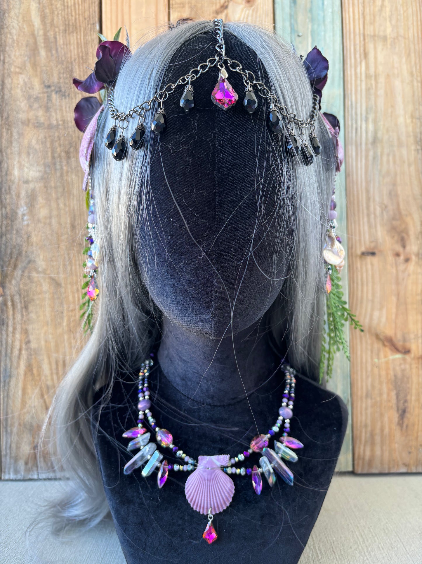 Mermaid Headpiece “Helio” for underwater use