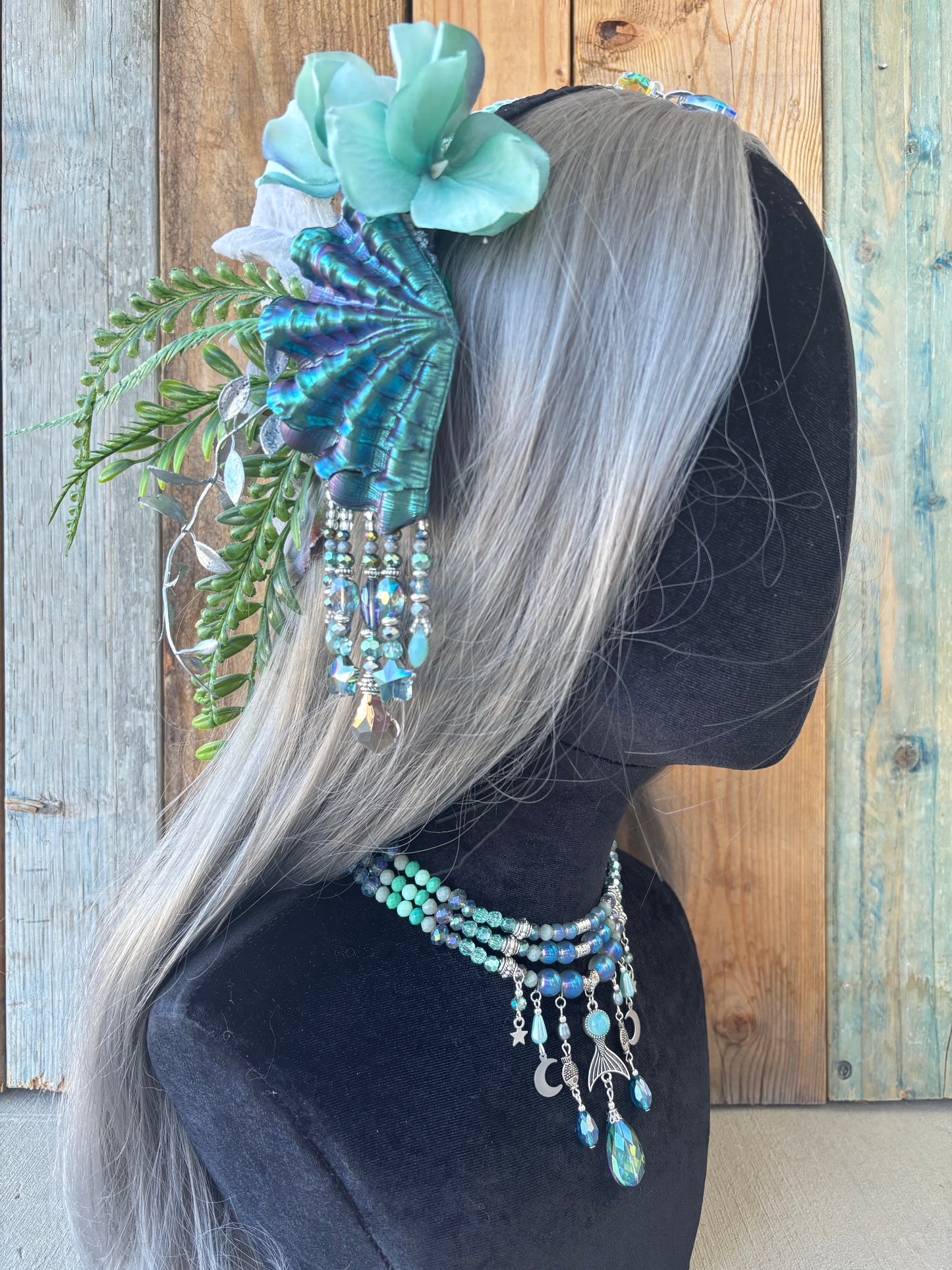 Mermaid Supershift “Quil” with Necklace for Underwater Use