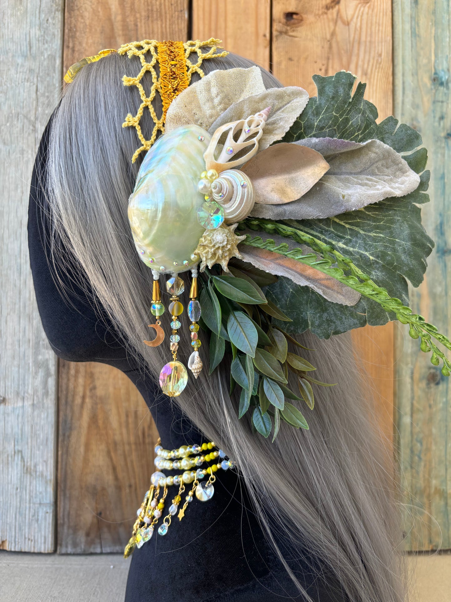 Mermaid Headpiece “Trident” For Underwater Use