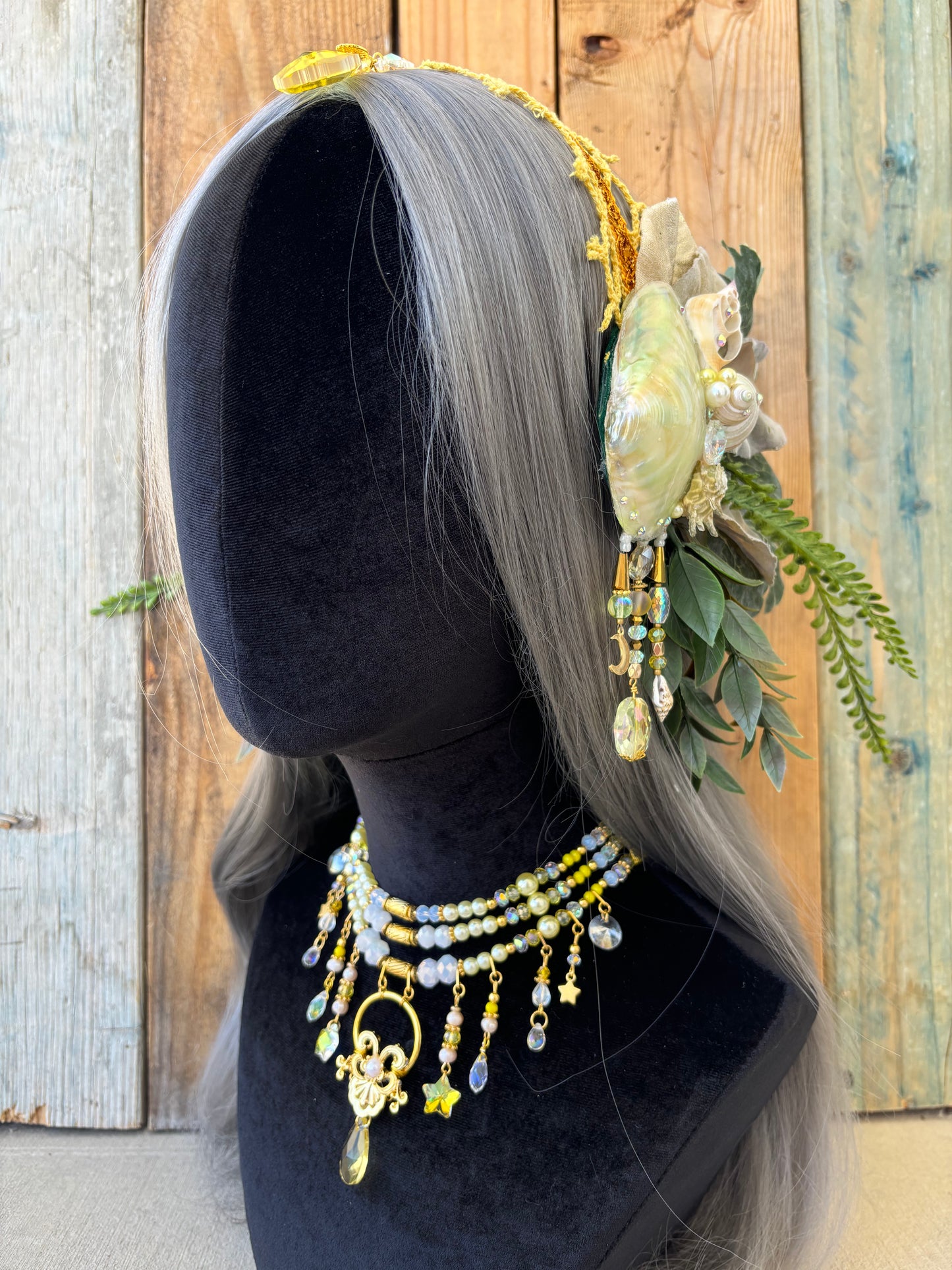 Mermaid Headpiece “Trident” For Underwater Use