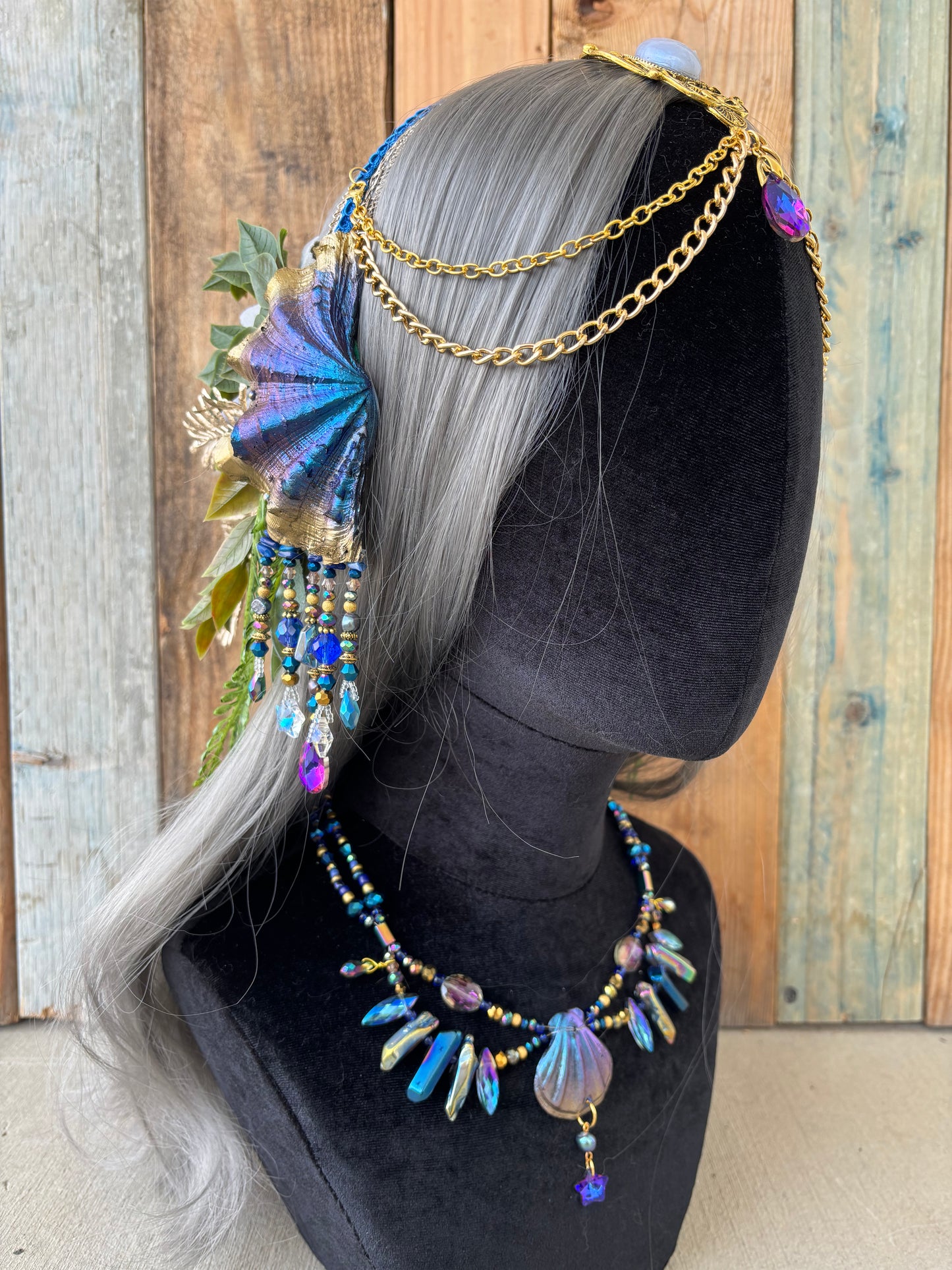 Mermaid Crown Headpiece Super Shift “Royal Princess” for Underwater Use