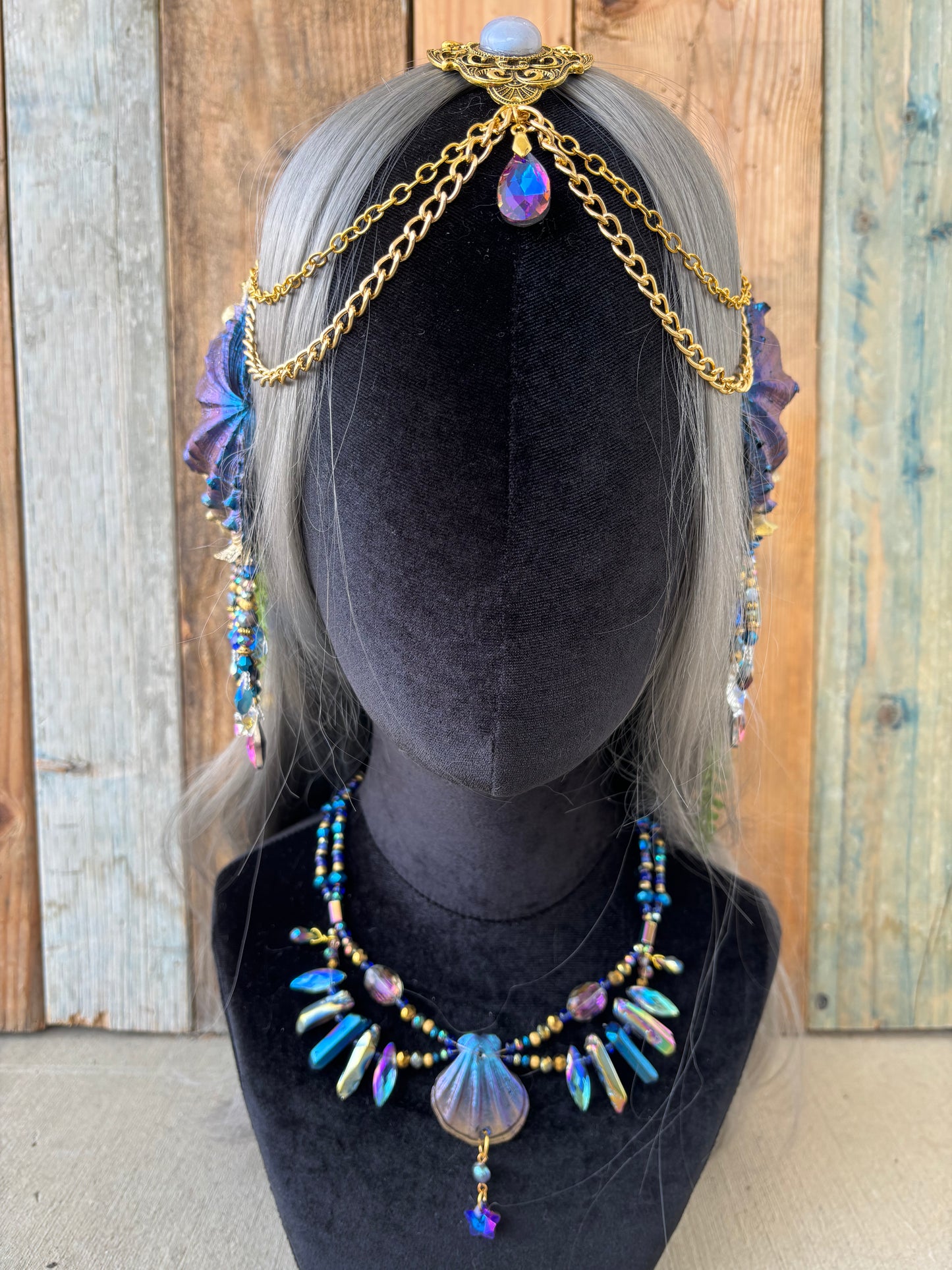 Mermaid Crown Headpiece Super Shift “Royal Princess” for Underwater Use
