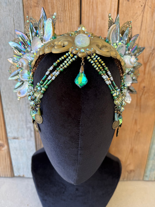 MTO Mermaid Crown Headpiece “Ophiodon” for Underwater Use