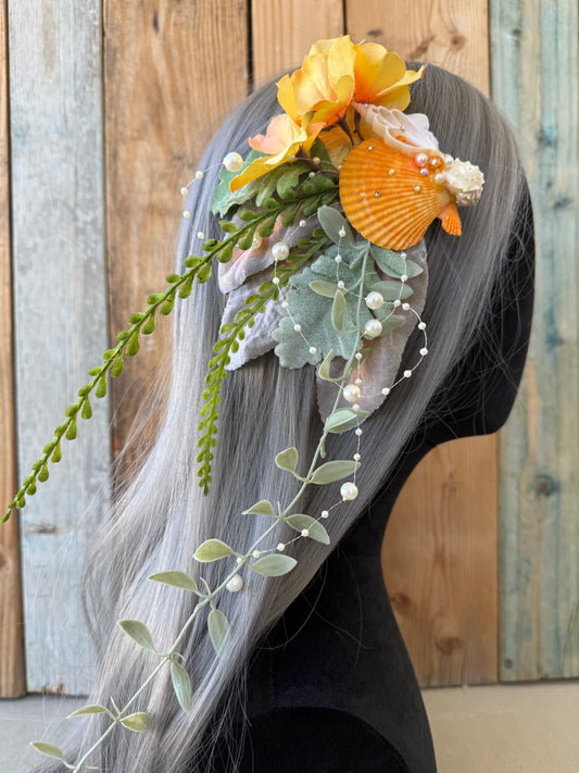 Mermaid Hairpiece Natural 1