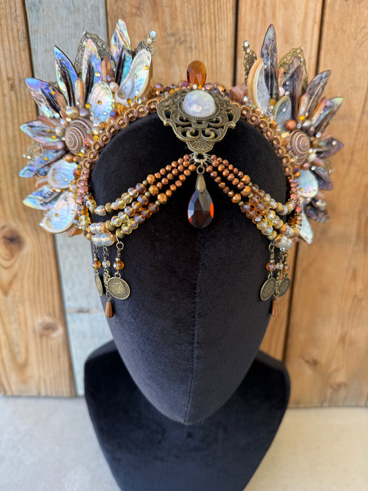 MTO Mermaid Crown Headpiece “Aneiurus” for Underwater Use