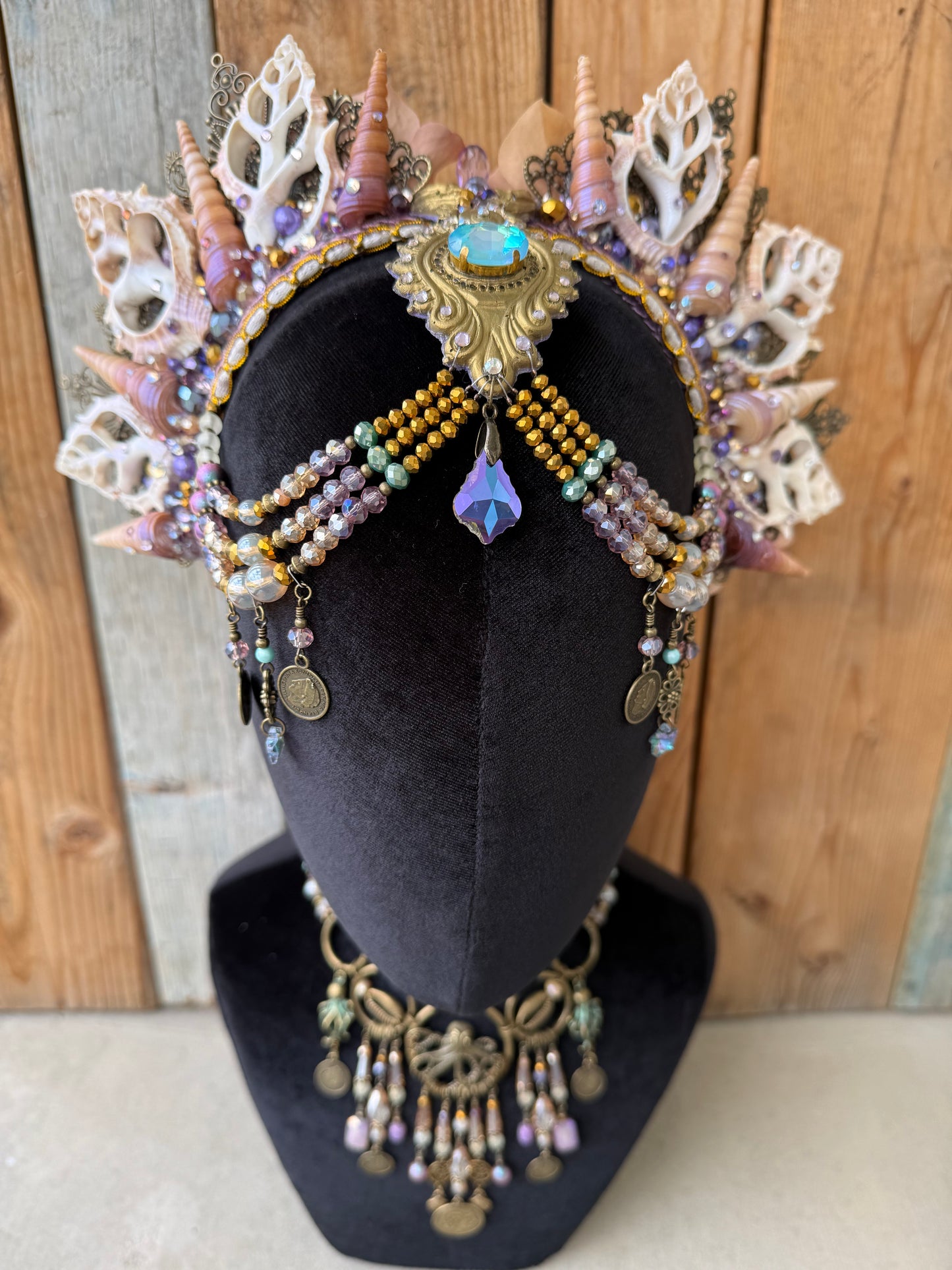 Mermaid Crown Headpiece “Venus” for Underwater Use