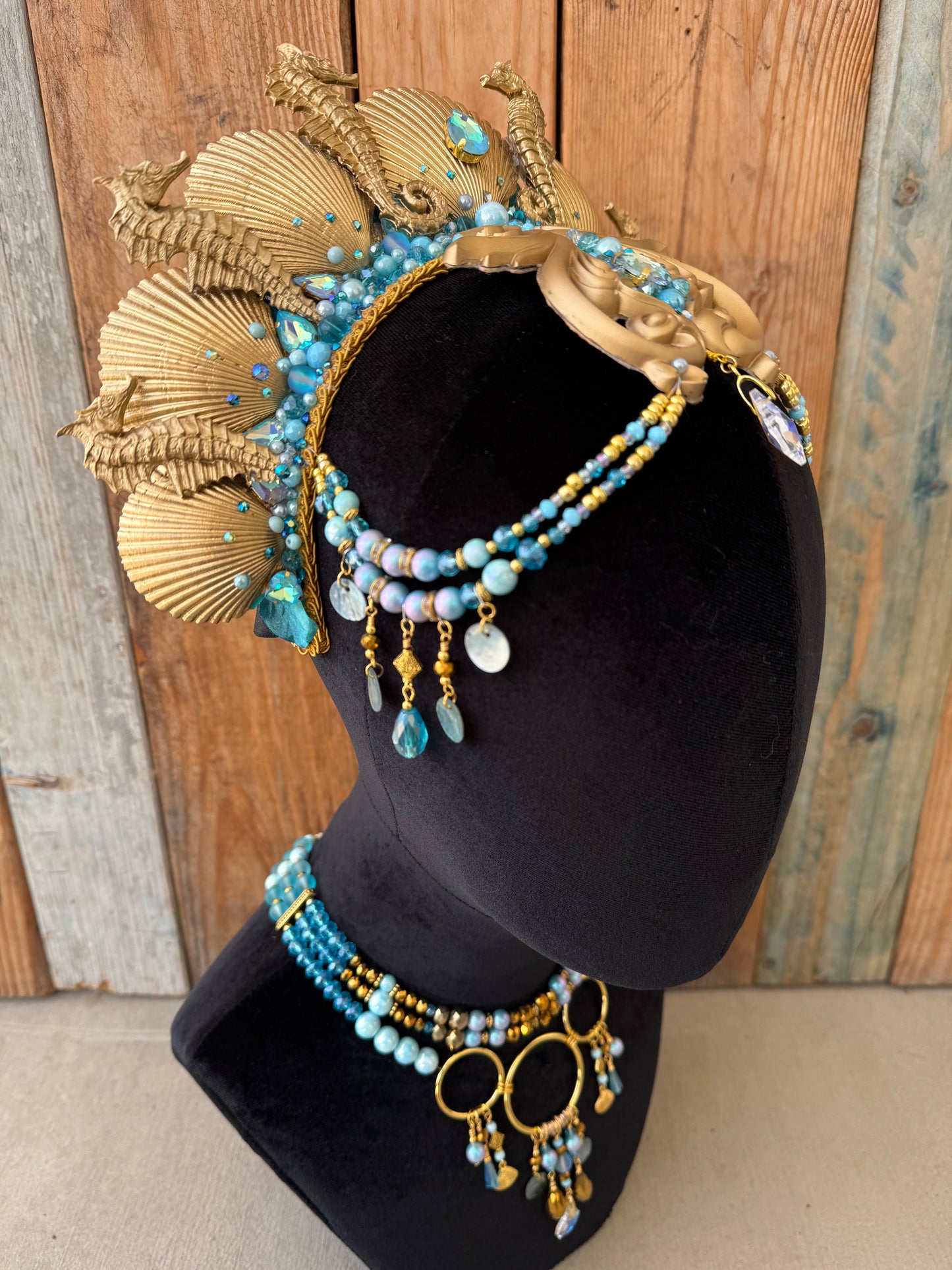 Mermaid Headpiece “Acaradi” for Underwater Use