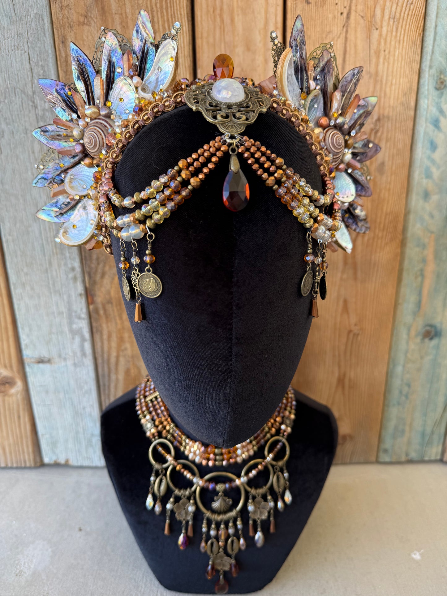 Mermaid Crown Headpiece “Aneiurus” for Underwater Use