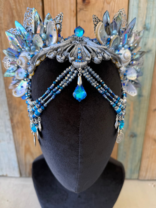 MTO Mermaid Crown Headpiece “Makaira” for Underwater Use