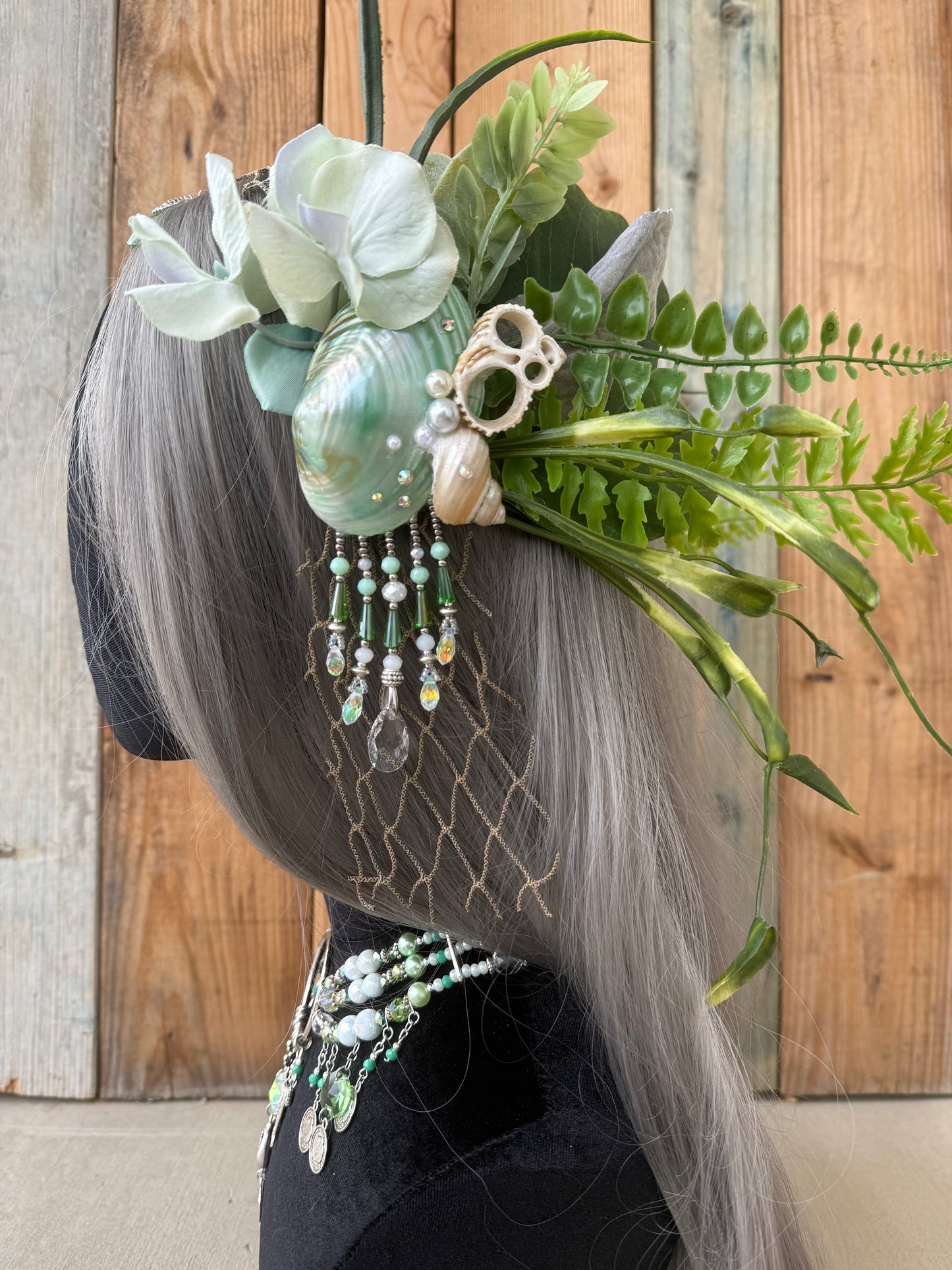 Mermaid Headpiece “Leaf” for Underwater Use