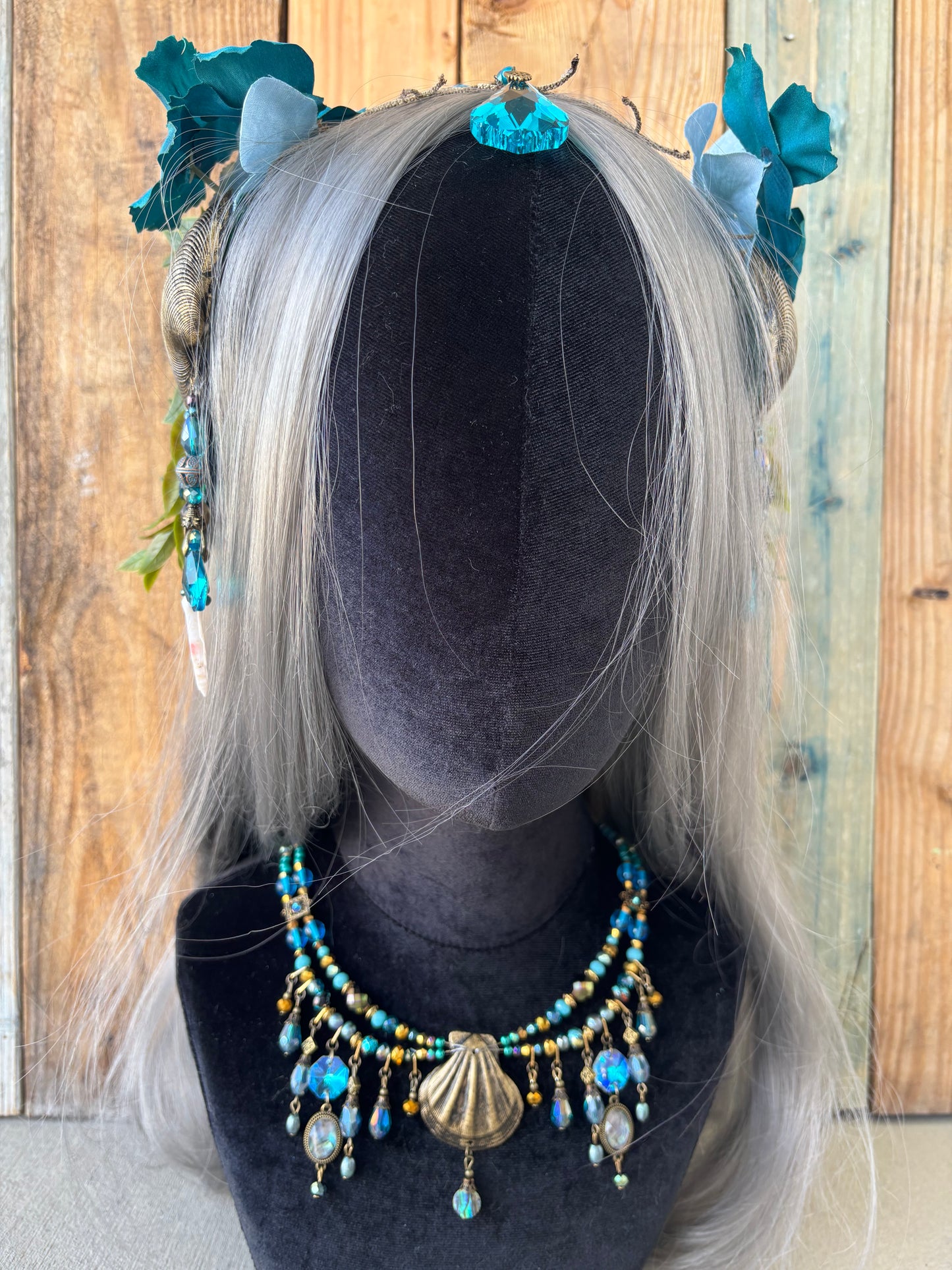 Mermaid Headpiece “Nebula” For Underwater Use