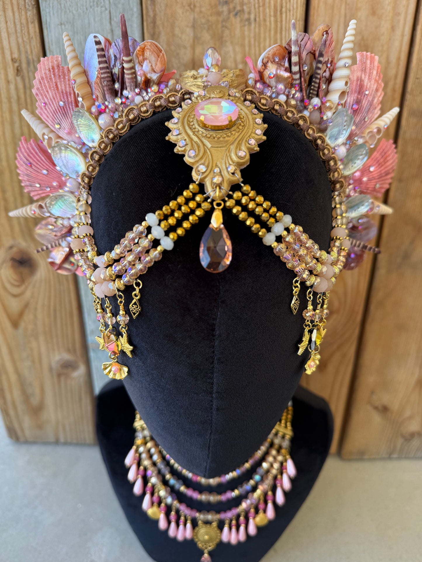 Mermaid Crown Headpiece “Abantenas” for Underwater Use