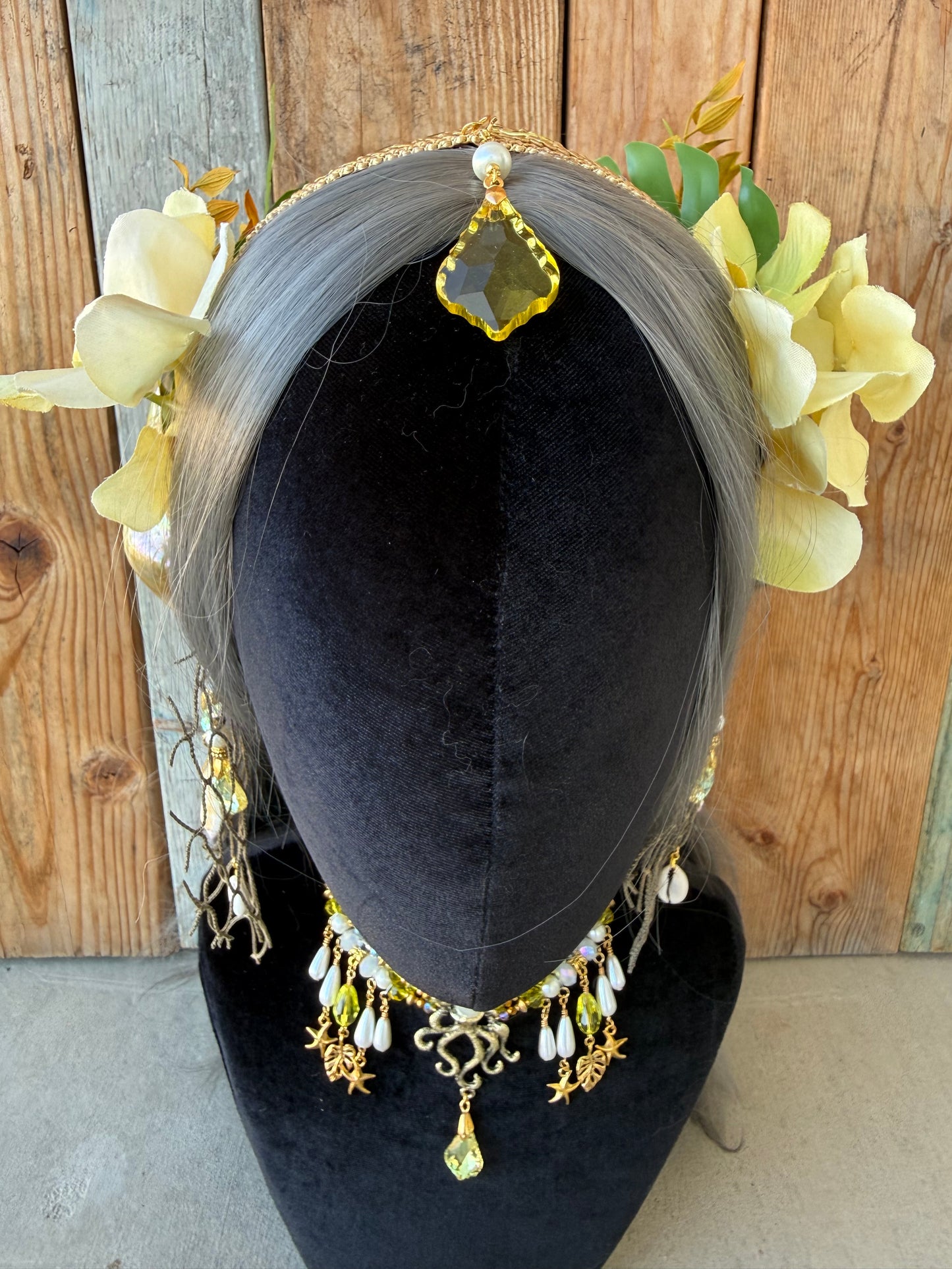 Mermaid Headpiece “Solveliss” for Underwater Use