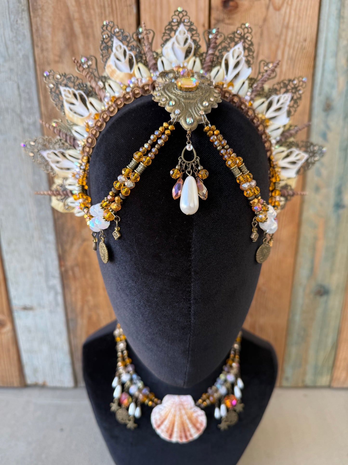 Mermaid Headpiece “Coelacanth” for Underwater Use