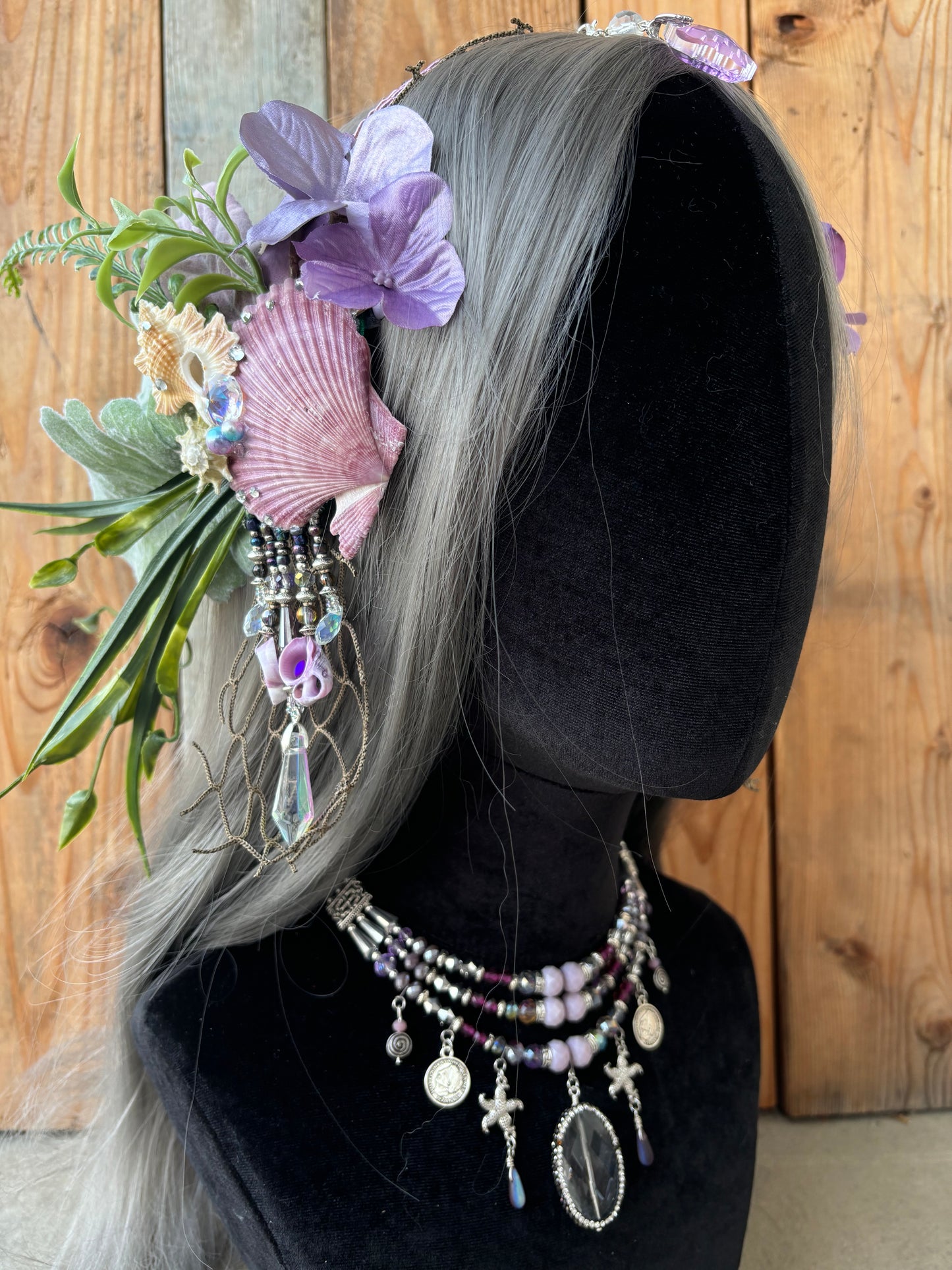 Mermaid Headpiece  “Purple Orchid” for Underwater Ise