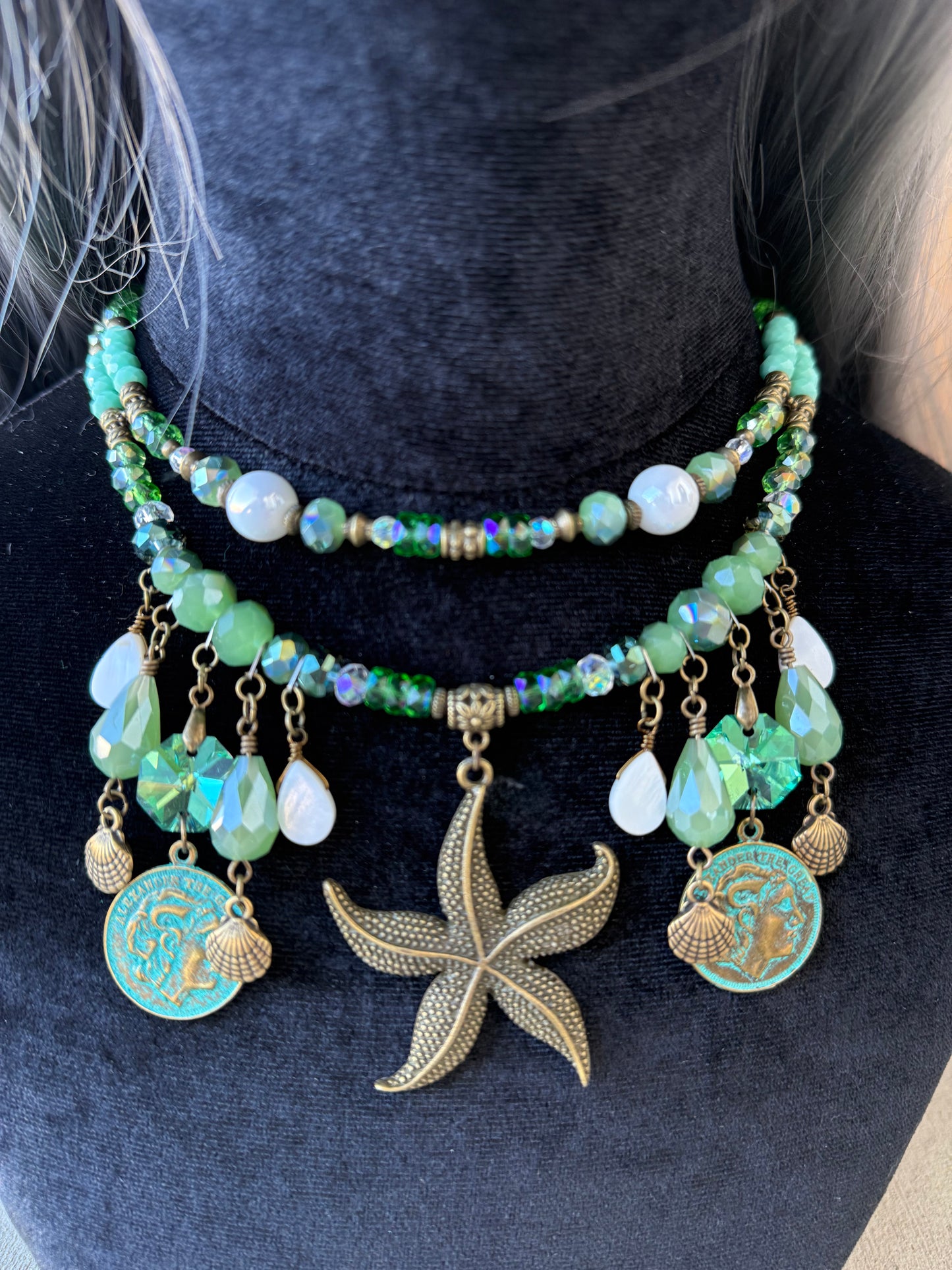 Mermaid Headpiece “Immeral” for Underwater Use