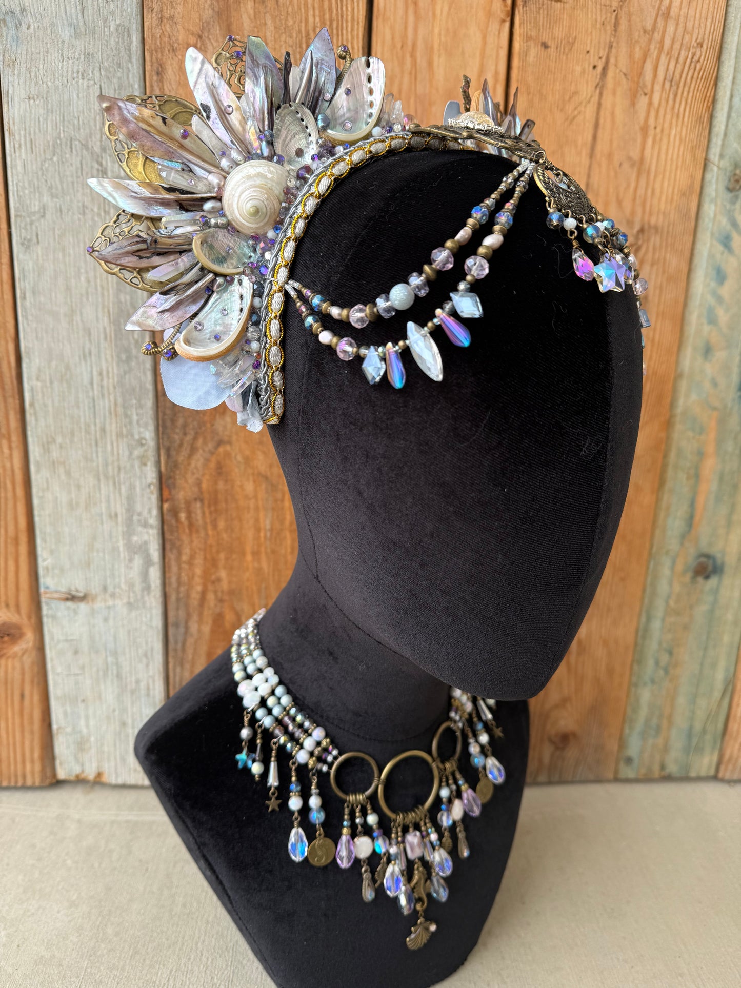 Mermaid Headpiece “Pomacanthus” for Underwater Use