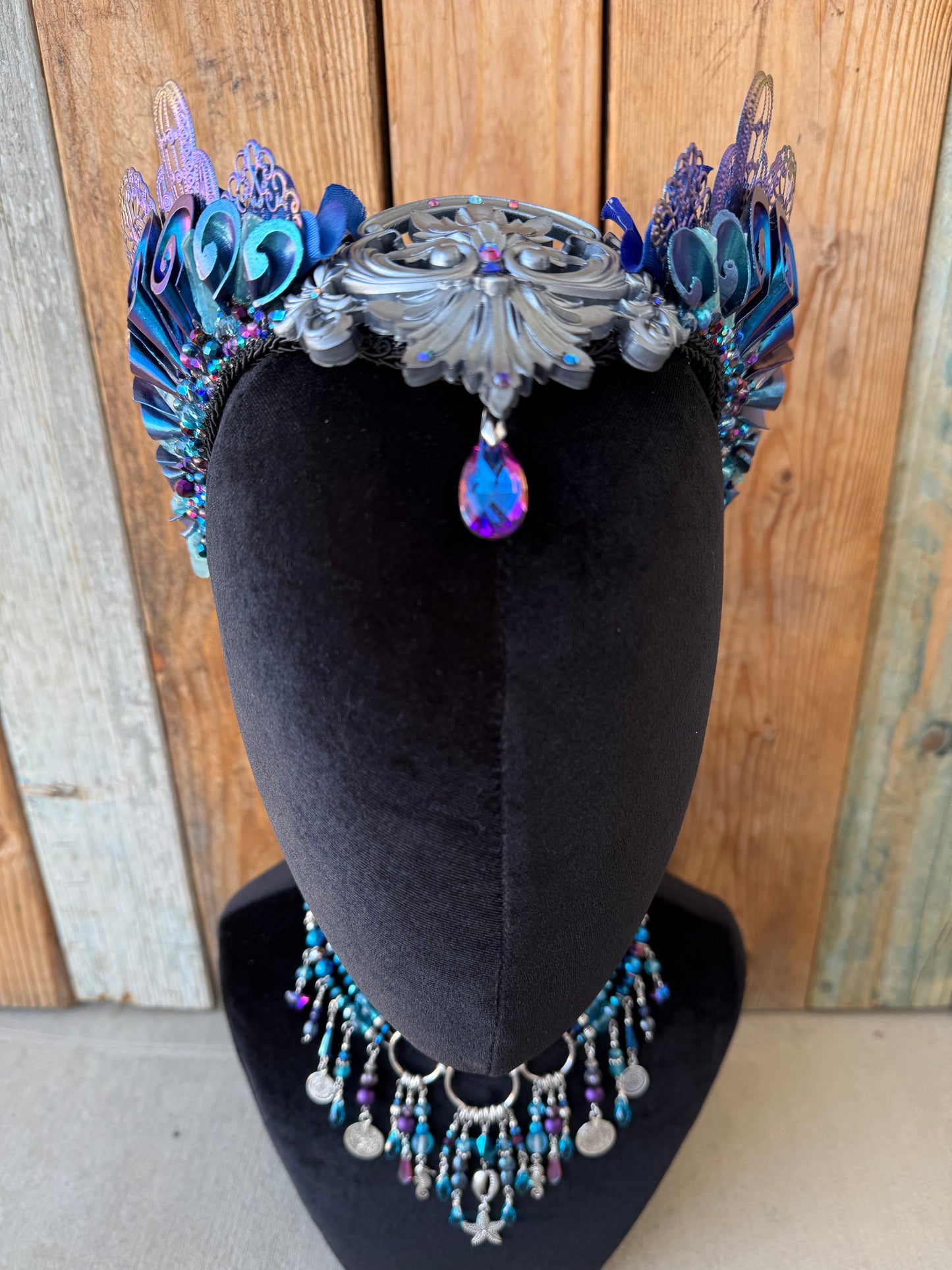 Mermaid Headpiece “Bluegill” for Underwater Use
