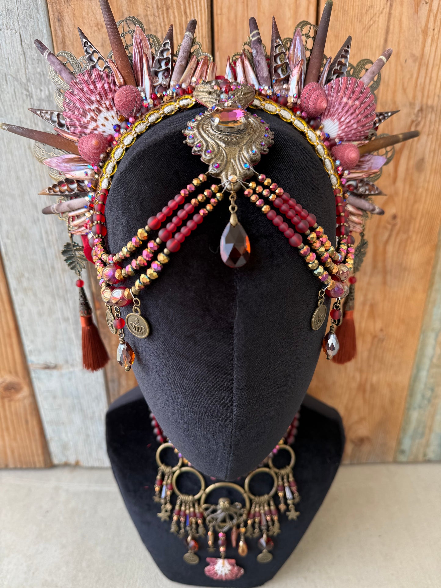 Mermaid Headpiece “Acadian” for Underwater Use