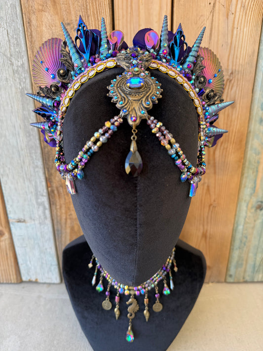 Mermaid Headpiece “Selkie” For Underwater Use
