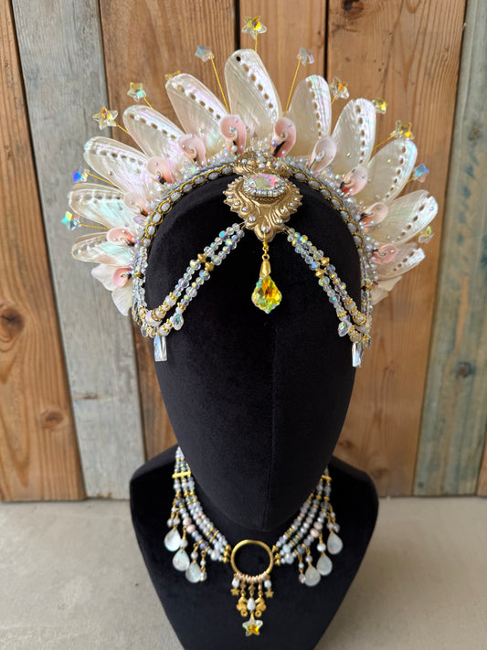 Mermaid Headpiece “Reef Empress” for Underwater Use