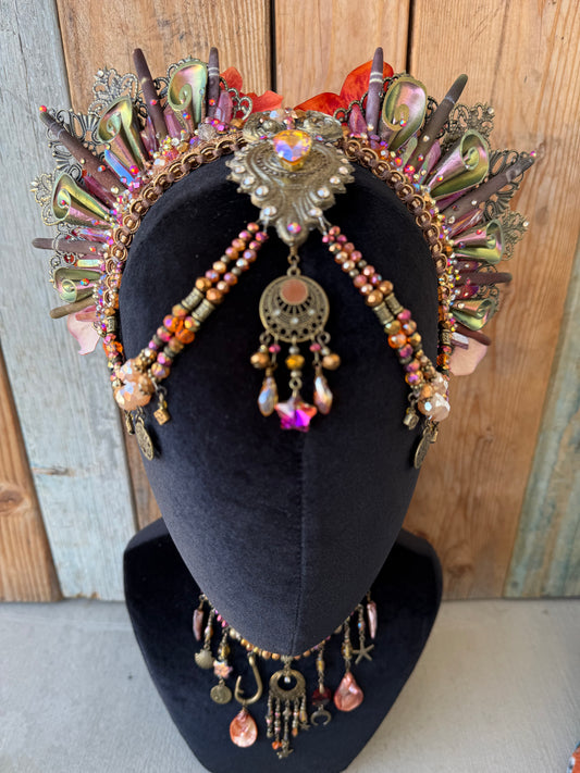 Mermaid Headpiece “Takifugu” for Underwater Use