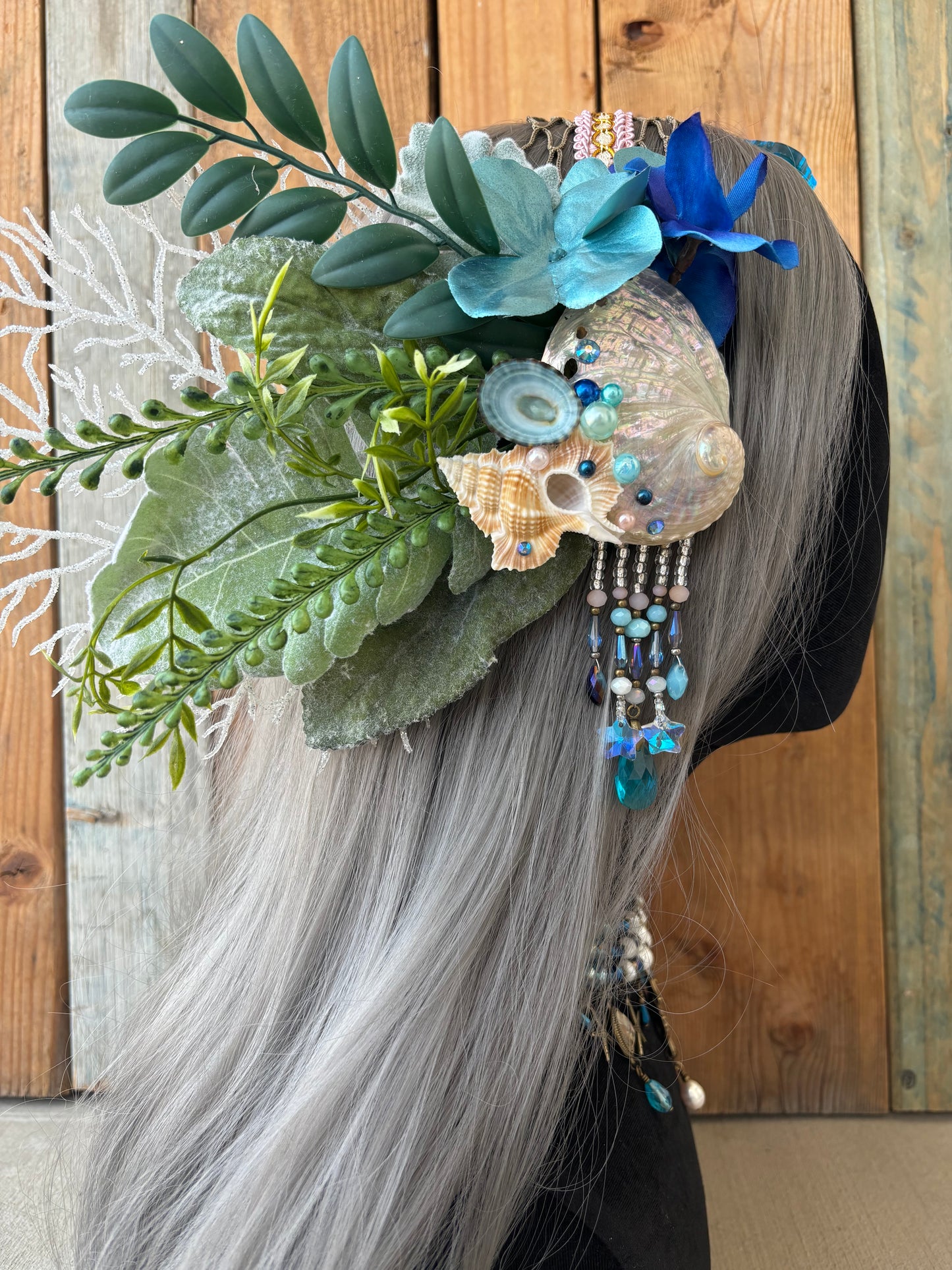 Mermaid Headpiece “Sleet” for Underwater Use