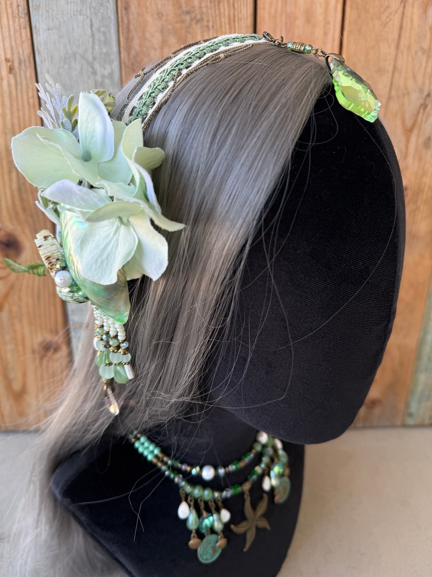 Mermaid Headpiece “Immeral” for Underwater Use