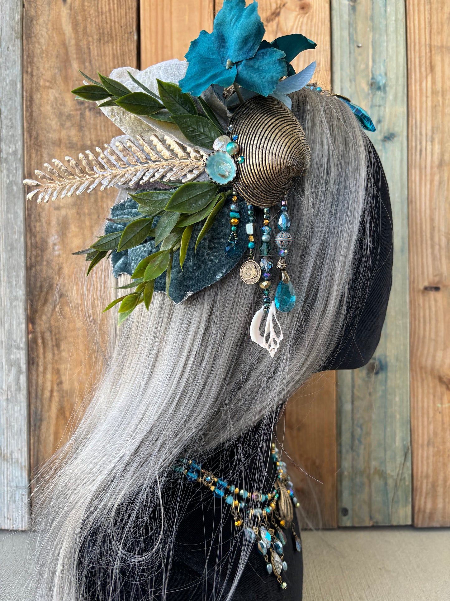 Mermaid Headpiece “Nebula” For Underwater Use