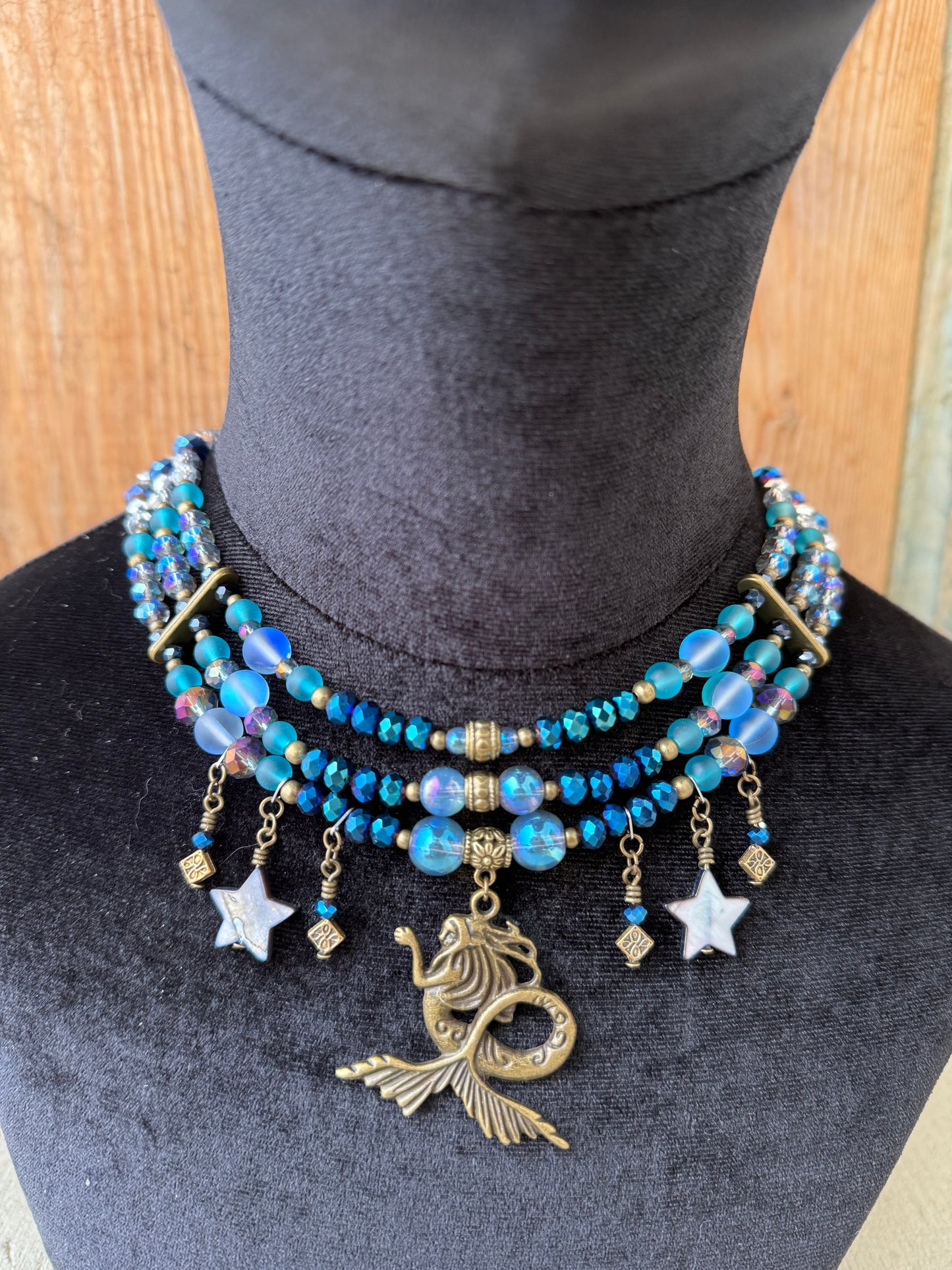 Mermaid Headpiece “Saltatrix” for Underwater Use