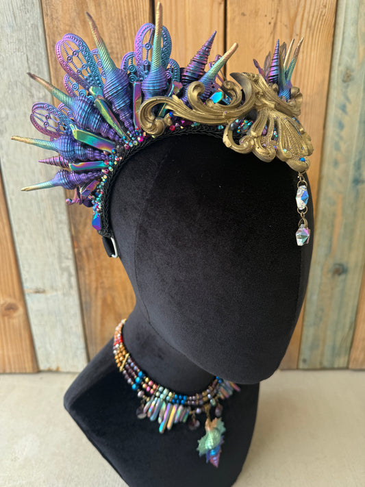 Mermaid Headpiece “Arcus” for Underwater Use