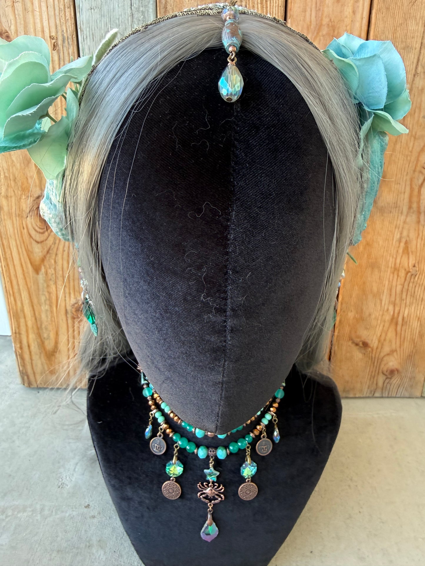 Mermaid Headpiece “Druma” for Underwater Use