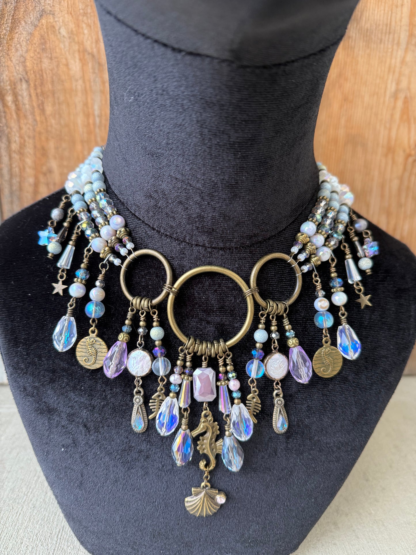 Mermaid Headpiece “Pomacanthus” for Underwater Use