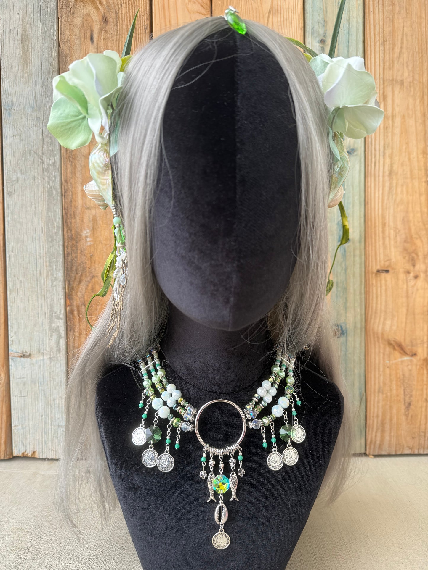 Mermaid Headpiece “Leaf” for Underwater Use
