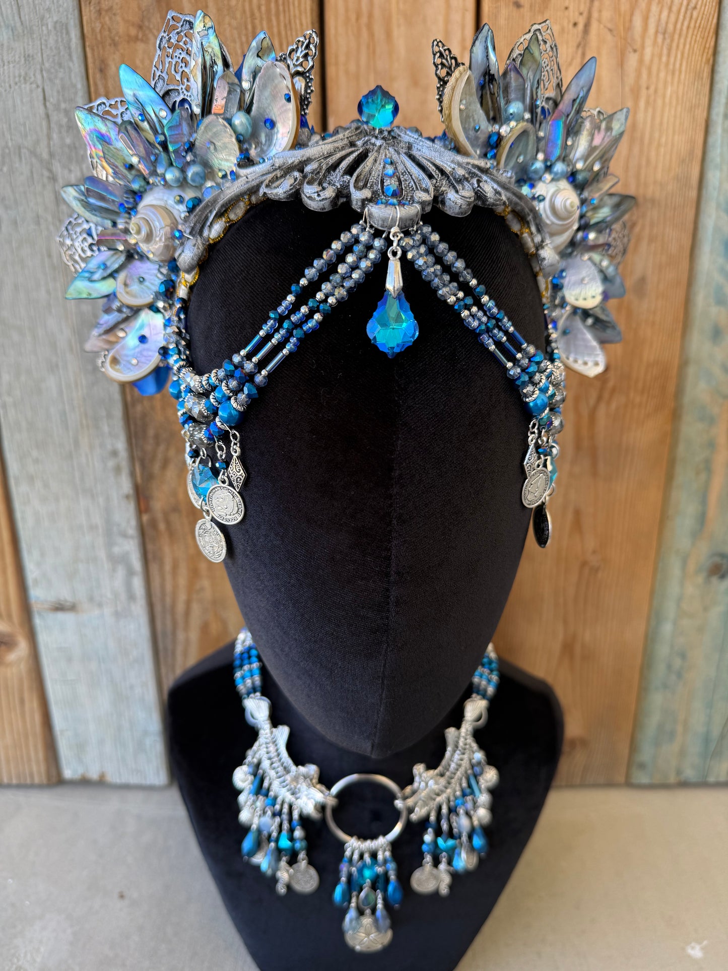 Mermaid Crown Headpiece “Makaira” for Underwater Use