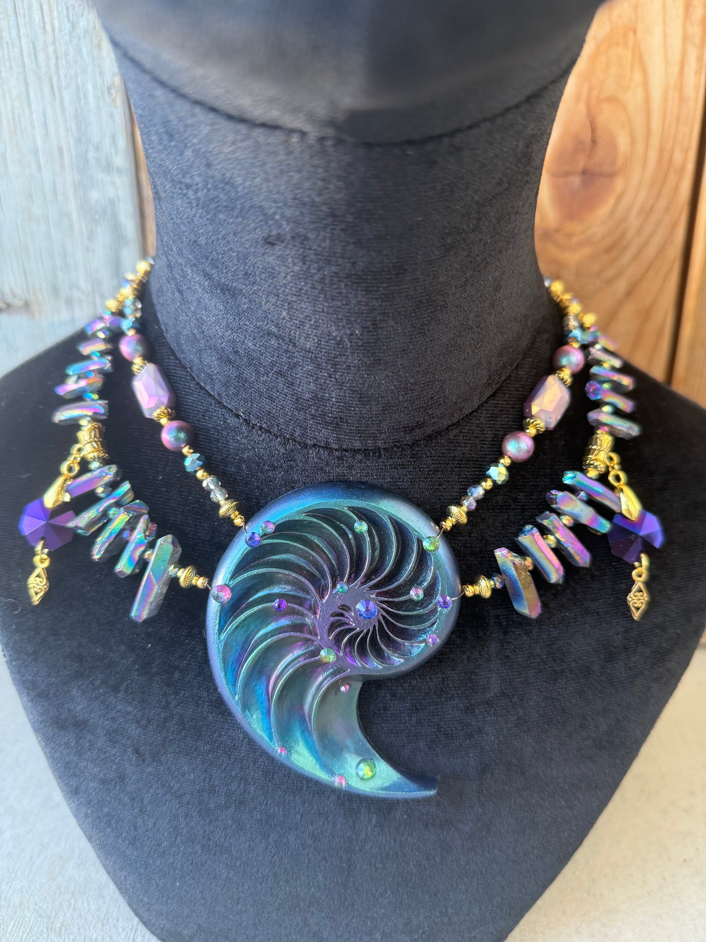 Mermaid Crown Headpiece “Suuau ” for Underwater Use