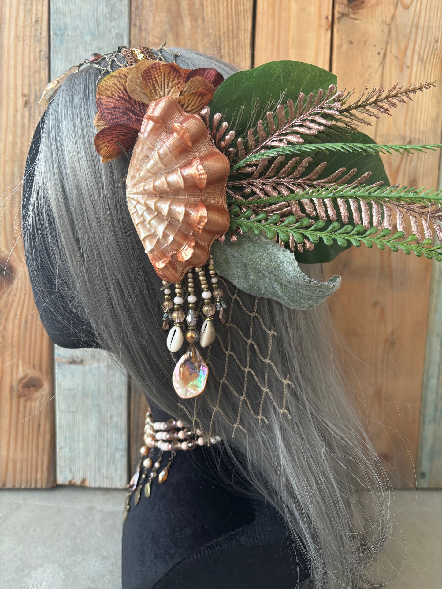 Mermaid Headpiece “Ancient Jewel” for Underwater Use