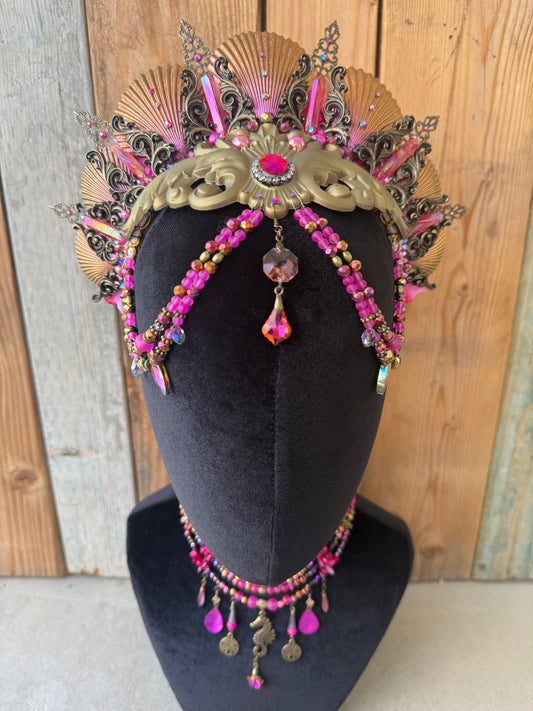 Mermaid Headpiece “Finifen” for Underwater Use