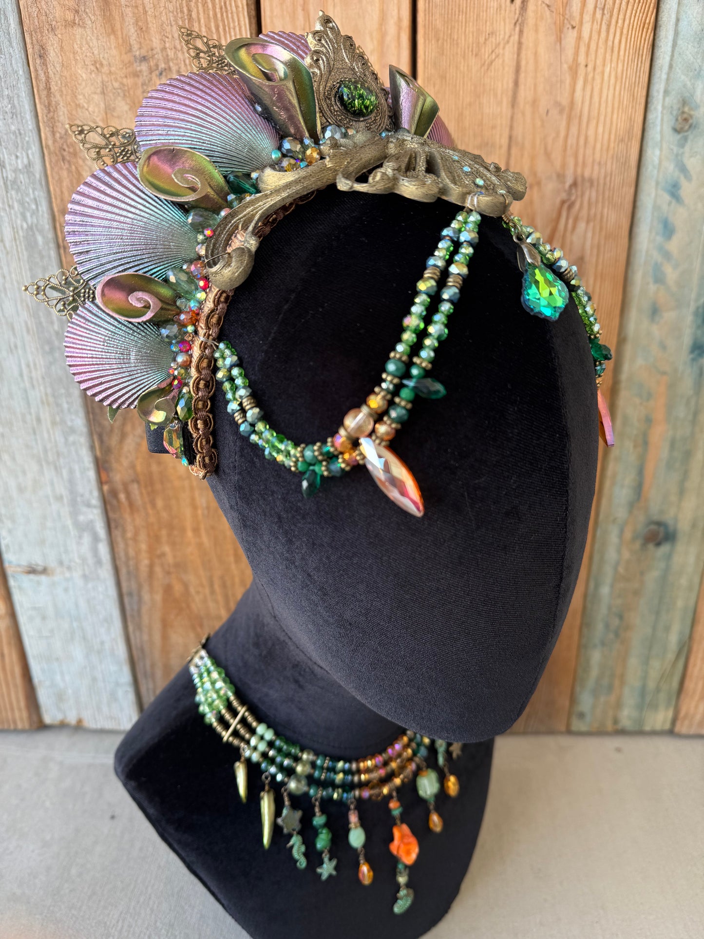 Mermaid Headpiece “Naccarii” for Underwater Use